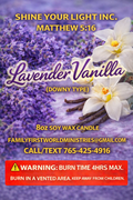 LAVENDER VANILLA (DOWNEY TYPE)